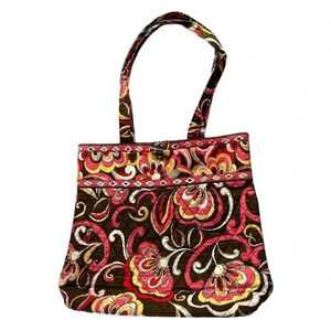 Vera Bradley boho quilted Puccini‎ 13”x13”x3 tote bag